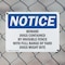 Signmission OSHA Beware of Dog OSHA Notice Sign, Plastic, 10in W x 7in L, 2PK OS-2PACK-NS-P-710-L-17039 - alternate 4